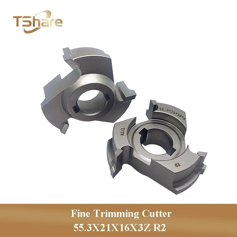 

1Pair High Quality 55.3X21X16X3Z R2 Woodworking Tools Fine Trimming Cutter for SCM Edge Banding Machine