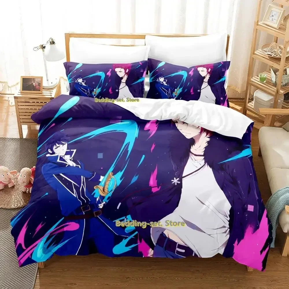 K project Mikoto Suoh No Blood! No Bone! No Ash! Bedding Set Single Twin Double Queen King Cal King Size Bed Linen Set