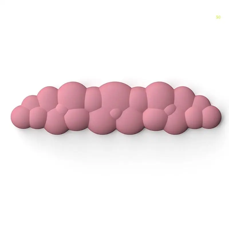 Cloud-Shape คีย์บอร์ดและเมาส์แผ่นรองข้อมือ Mousepad ฐานกันลื่น, เหมาะสำหรับ Office และ Gaming Mousepad Dropshipping