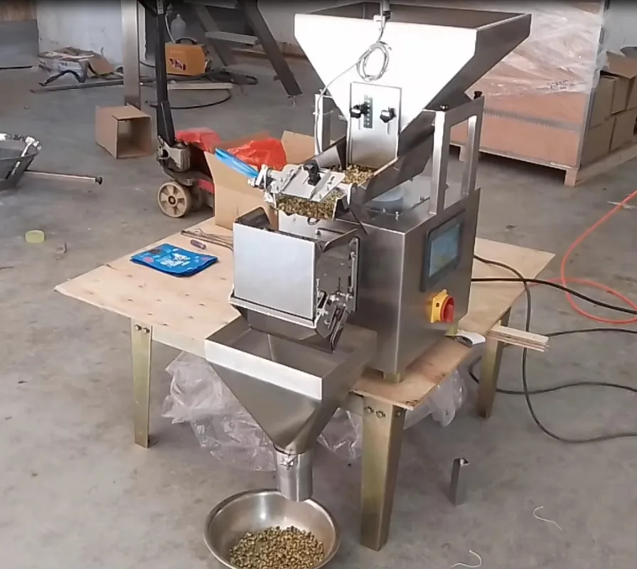 Manufacture Provide Automatic Filling Machine 1 Head Linear Weigher Scale Powder Small Granules Weighing Packing Machine Custom