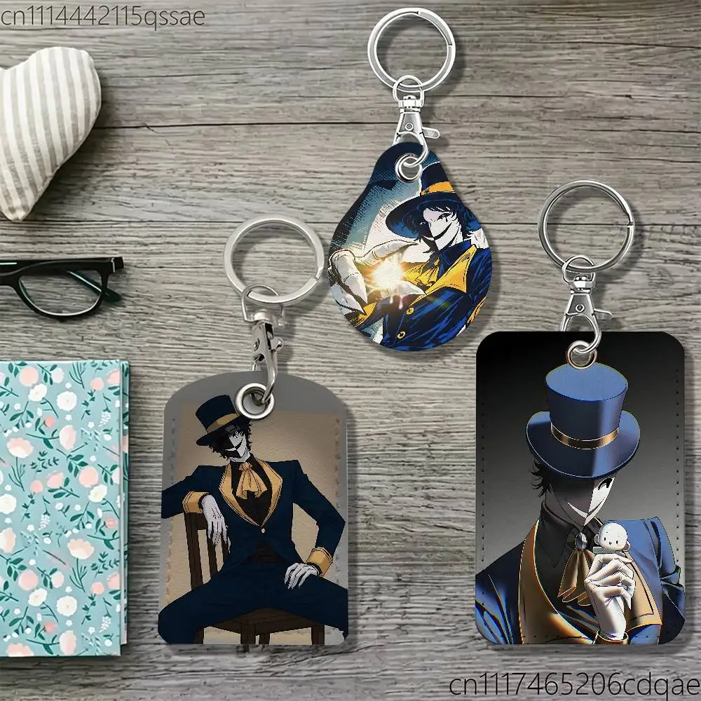 Ticket Taker F-Freak Circus Card Keychain Fashion Pendant Bag ID Door Card Case Bus Card Cute Adult