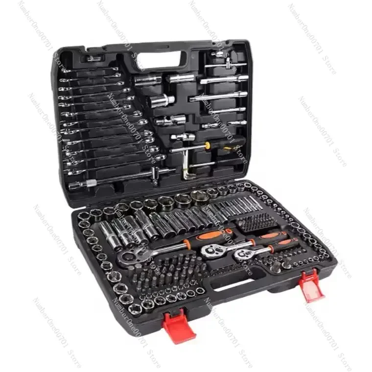 216 Piece Herramientas Auto Repair Spanner Ratchet Wrench Steel Car Tool DIY Automotive Mechanic Home Tool Kit Set