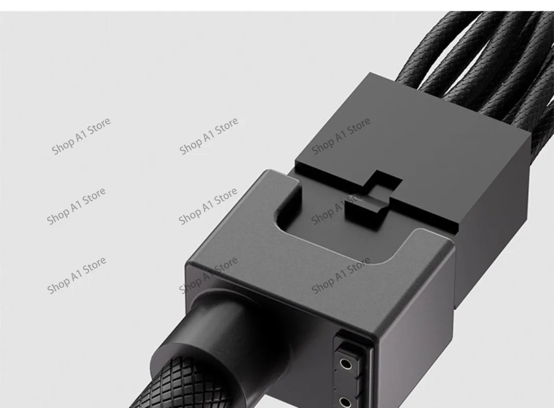 Side Out 24PIN Desktop Computer Graphics Card Power Extension Cable ARGB Shenguang Synchronization