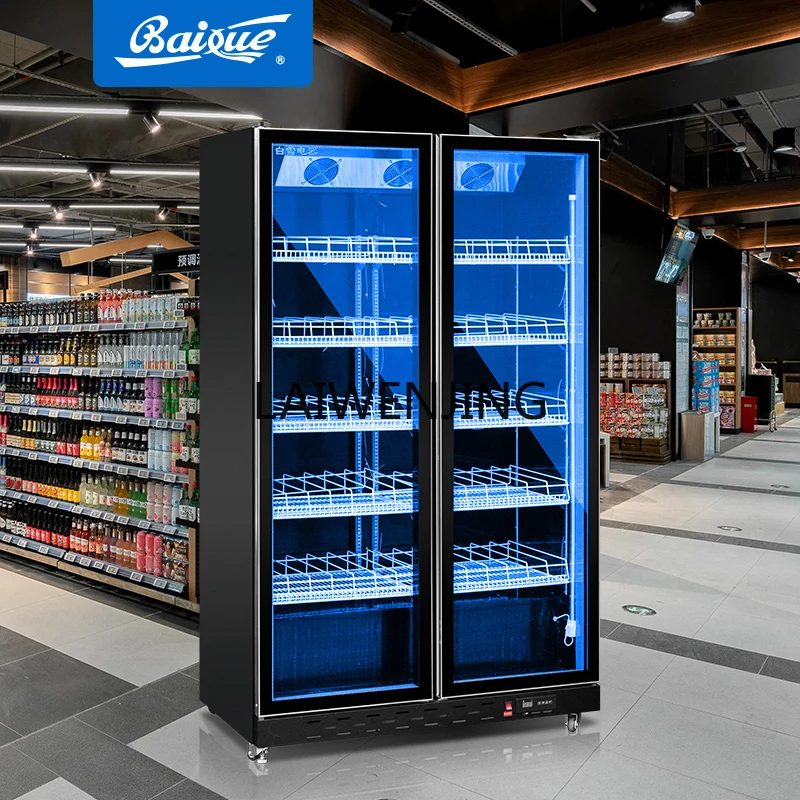 SGF Commercial Vertical Display Cabinet High Efficiency Refrigerated Display Freezer