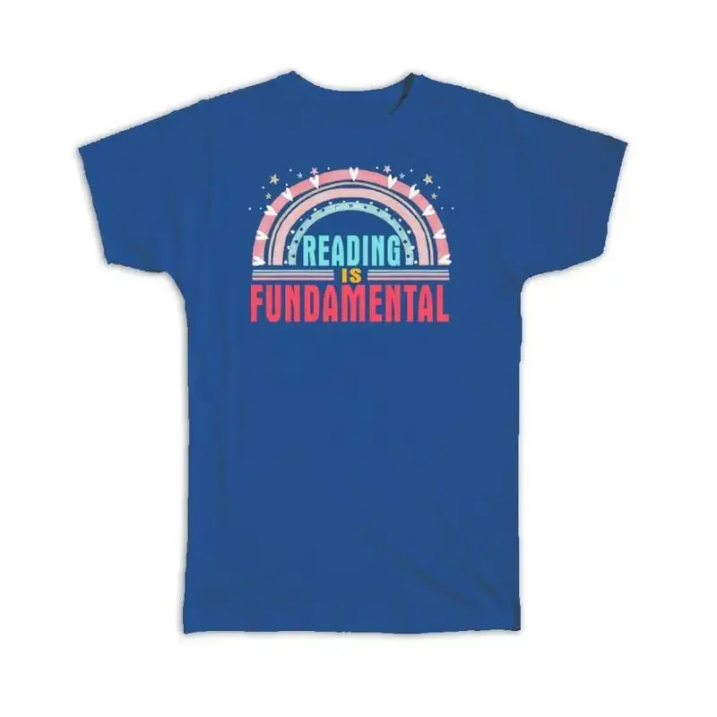 Reading Is Fundamental For Book Reader Books Rainbow Hobby Best T shirt