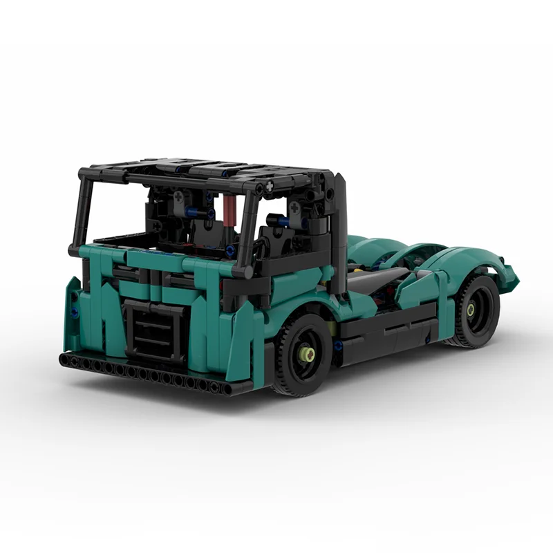 Urban Car Model Moc Building Bricks Modular Mixed Blood Truck Model Technology Blocks Christmas DIY Toy Construction Set Gifts