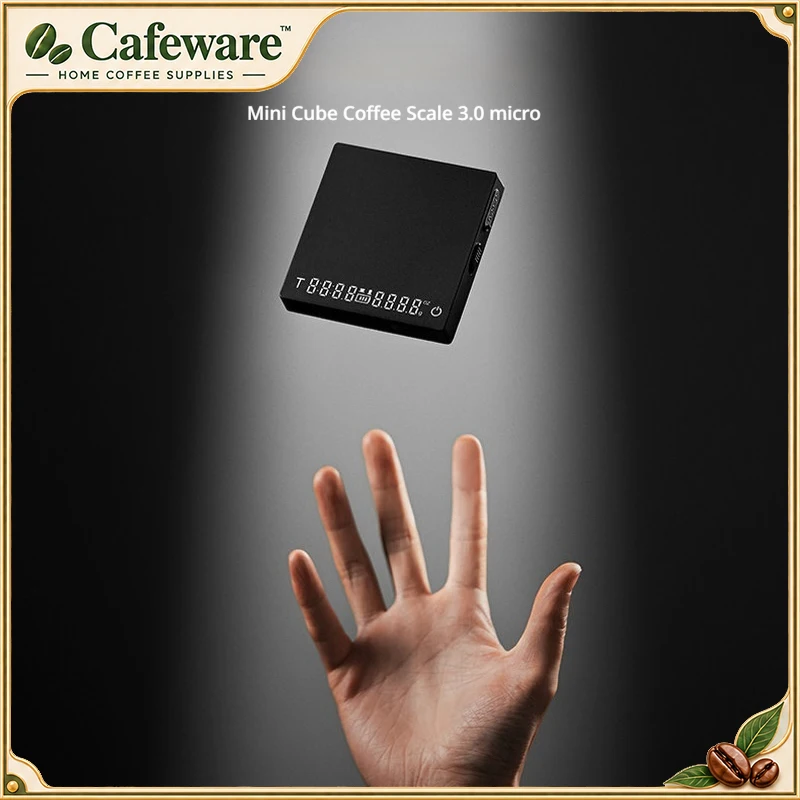 Mhw-3Bomber Mini 3.0 Digital Coffee Scale Portable Espresso Weighing Timer Pour Over Barista Brewing Accessory