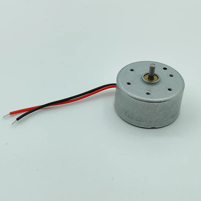 RK-300C-12350 Mini 24mm Electric Motor DC 1.5V 3V 5V 6V 9000RPM Micro Round Spindle Motor DIY Hobby Toy Fan Solar Power Model