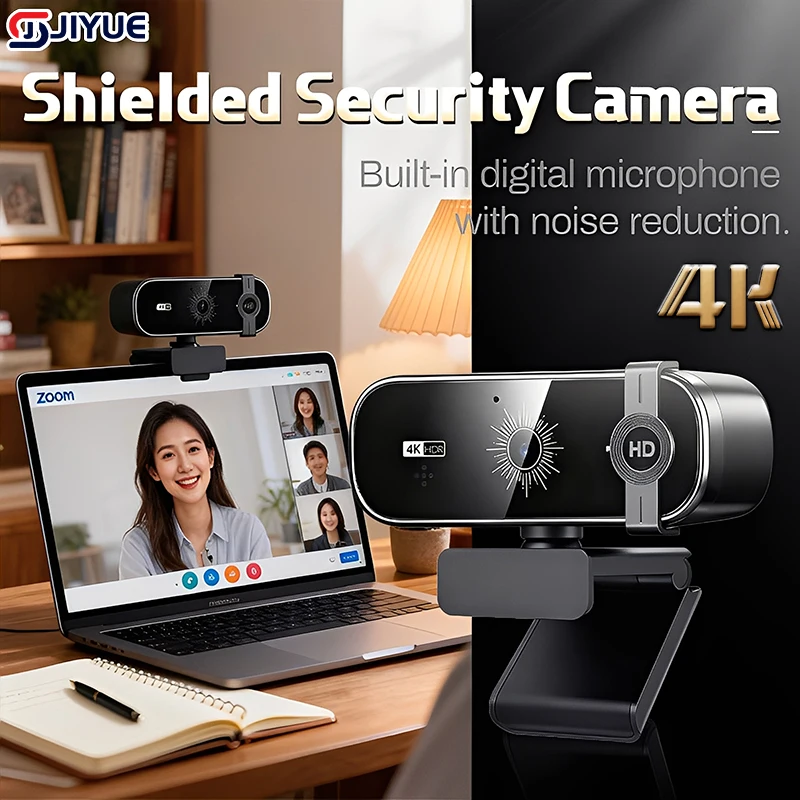 Full HD 4K 30Fps 120 Wide Angle Webcam Wtih Microphone Remote Control Streaming PC Conferencin Windows Mac Linux