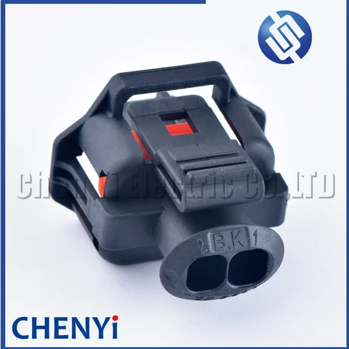 Imagen 2 del producto Conector automático de 2 pines, inyector Common Rail de combustible diésel, enchufe del Sensor del cigüeñal 1928403874 1928403876   para Bosch Volvo 30795436