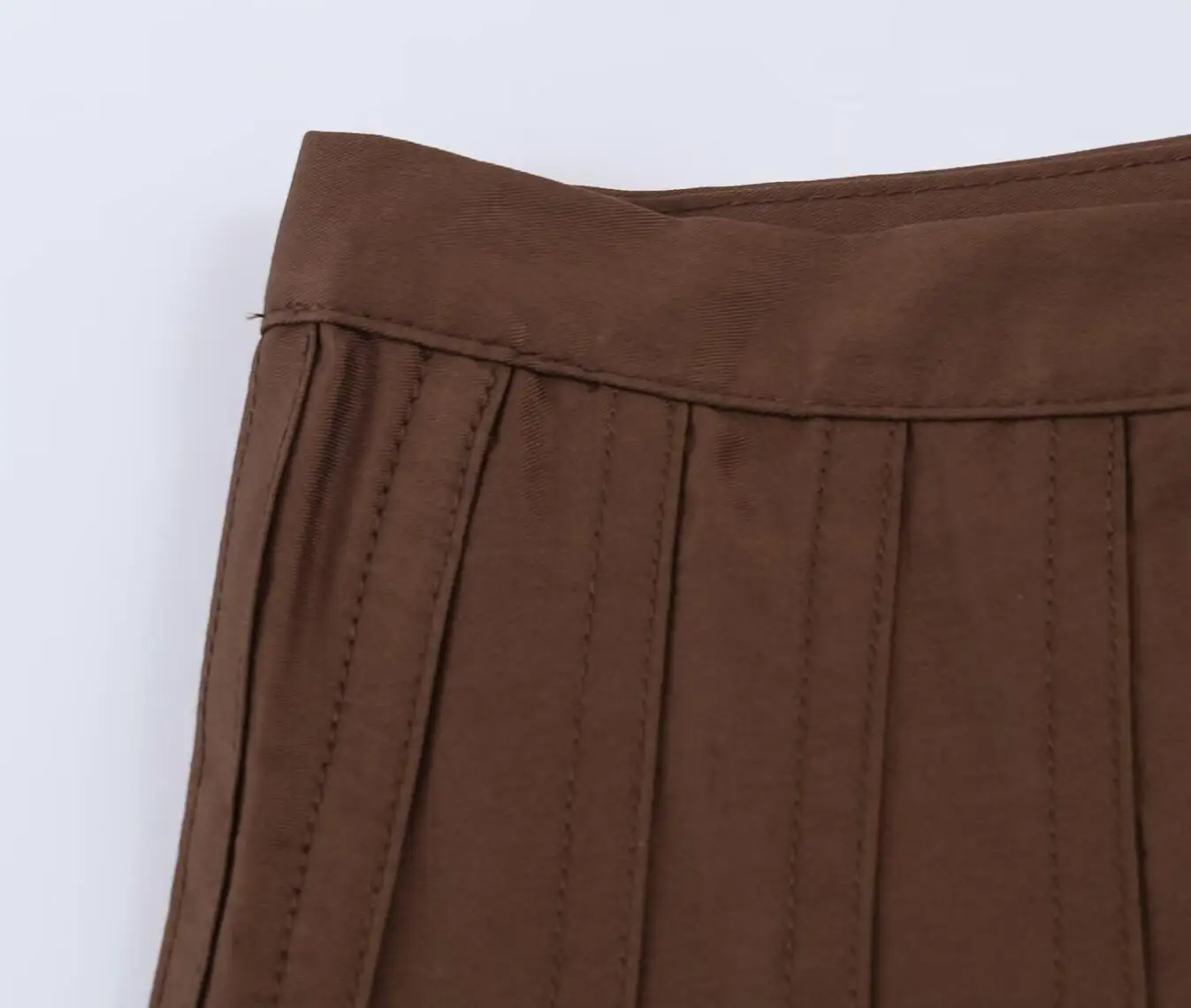 Vintage High Waist Package Hips Pleated Midi Long Skirt Coffee Spring Summer Women Long Skirts Femme Black