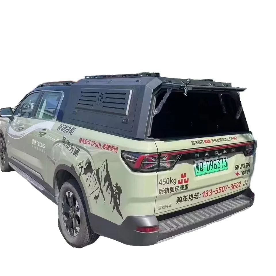 

Customized Truck Canopy for Geely Riddara RD6 Aluminum Hardtop Truck Camper Shell