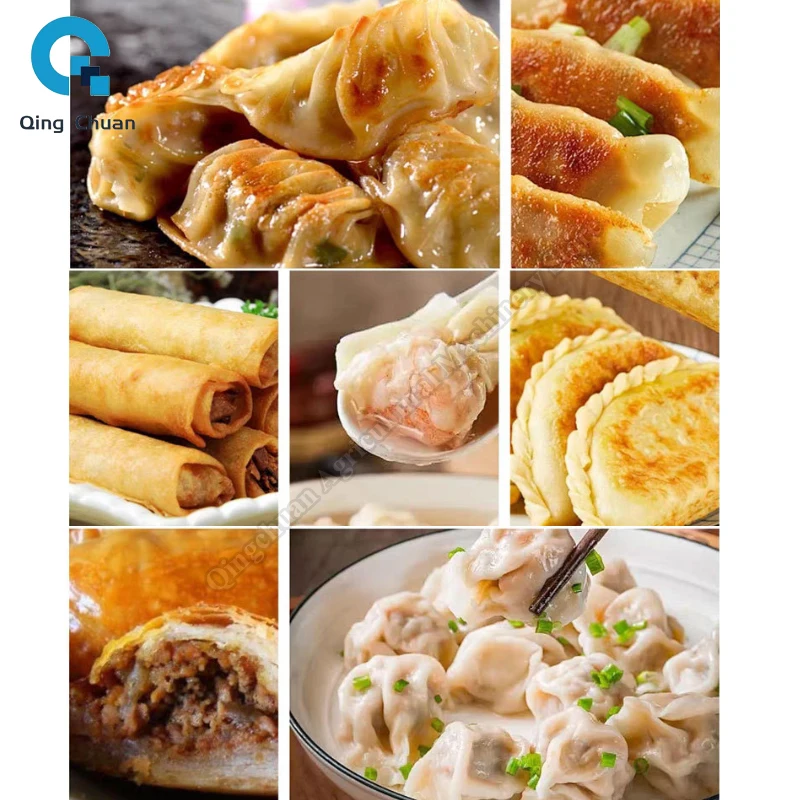 Full-automatic Dumpling Molding Machine 3600 pieces/hour Commercial Empanada Gyoza Russia Ravioli Pierogi Dumpling Machine