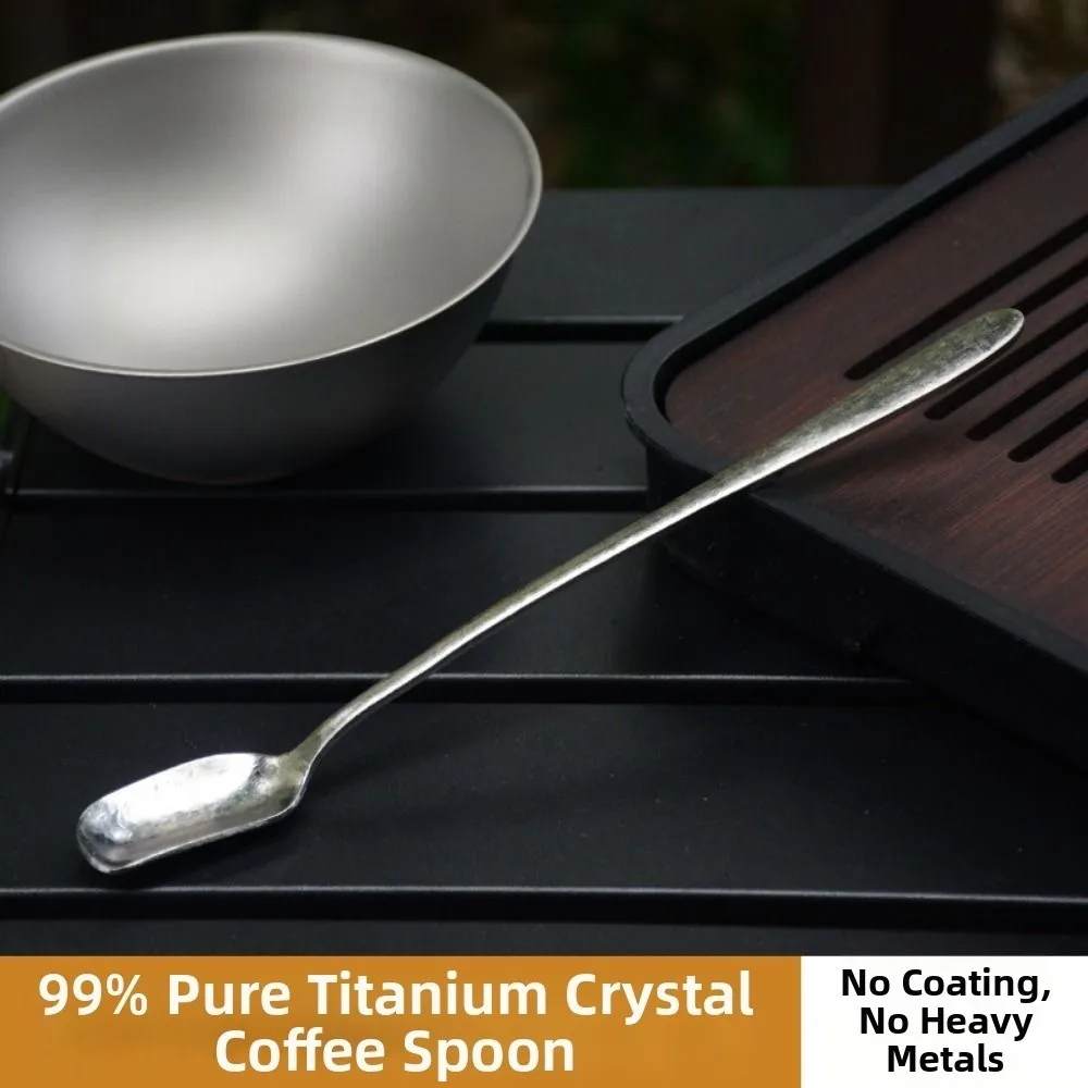 2pcs New Small Size Coffee Cup Double Layer Multistyles Titanium Alloy Cup Outdoor Camping Tableware