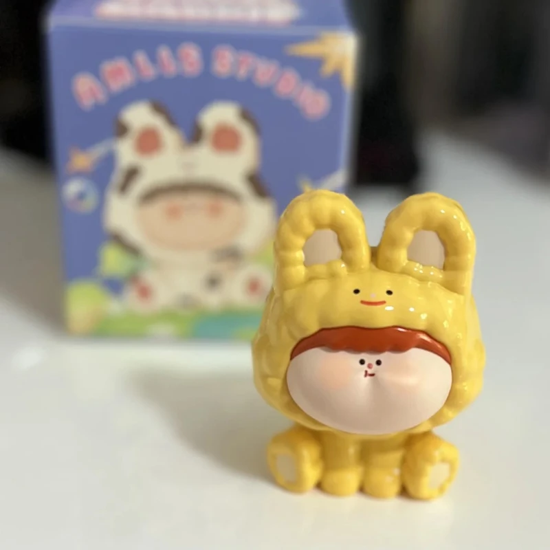 [W magazynie] Seria Travel Rabbit Blind Box Śliczna lalka Kawaii Zabawka Anime Model Tajemnicze pudełko Niespodzianka Przyjaciel Prezent Ozdoba komputerowa