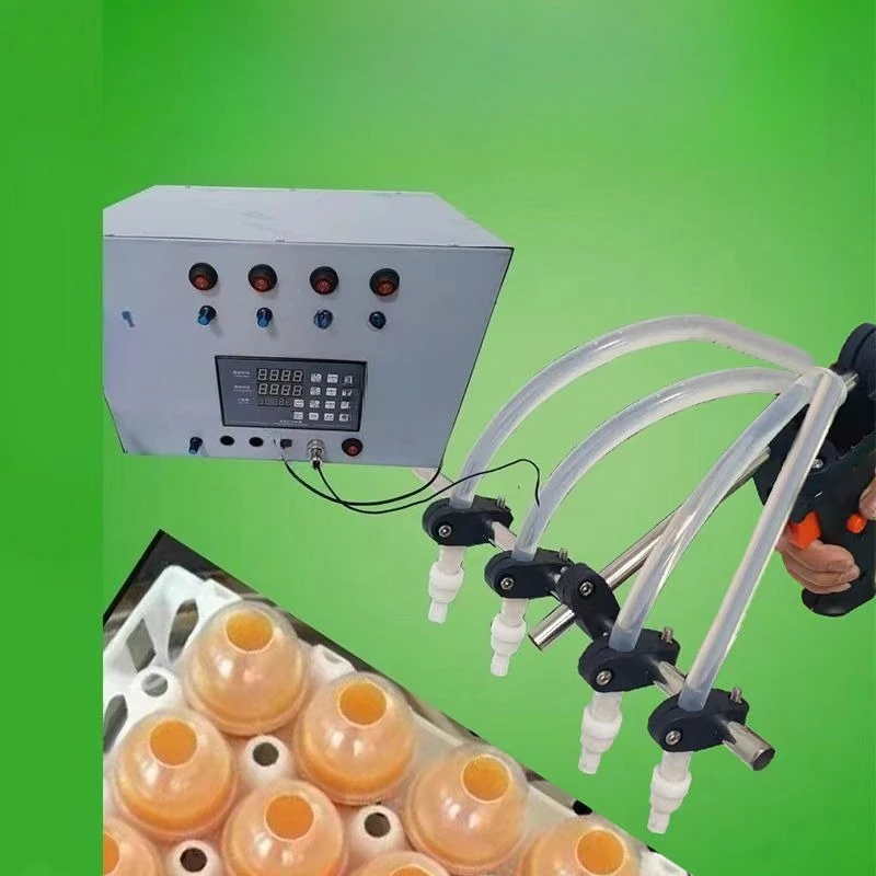 Automatic multi-head liquid filling machine, handheld mobile sub-filling machine