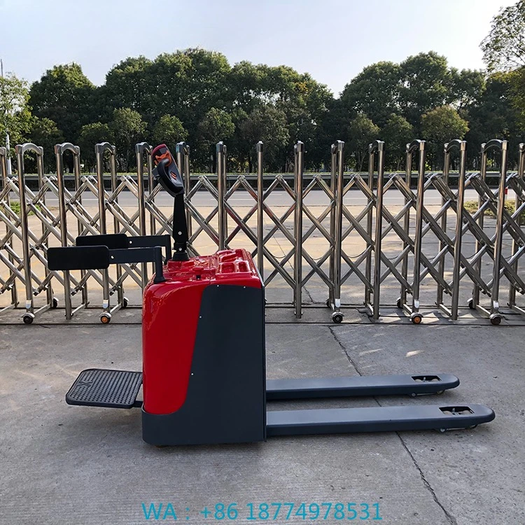 

c Pallet Truck with Protection Arm and PU Wheels 2 Ton 48V High-Power Electri