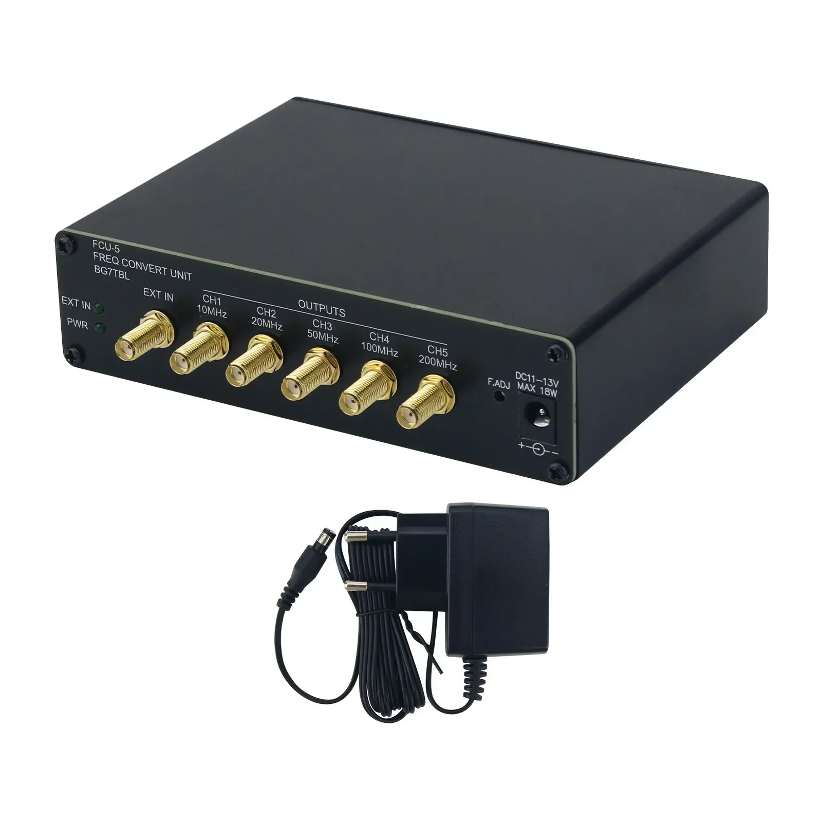 2026 FCU-5 Multi-channel Signal Source Frequency Converter 100MHz/50MHz/20MHz/200MHz/10MHz Sine Wave Converter