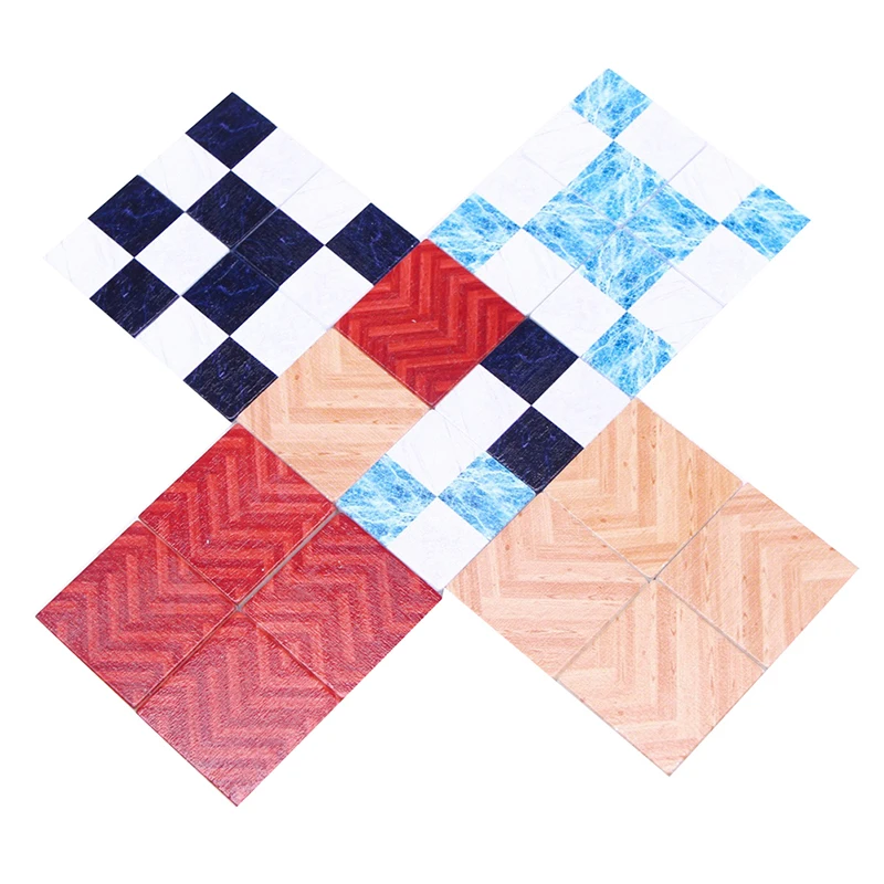 

9 шт., миниатюрные Напольные Плитки для кукольного дома