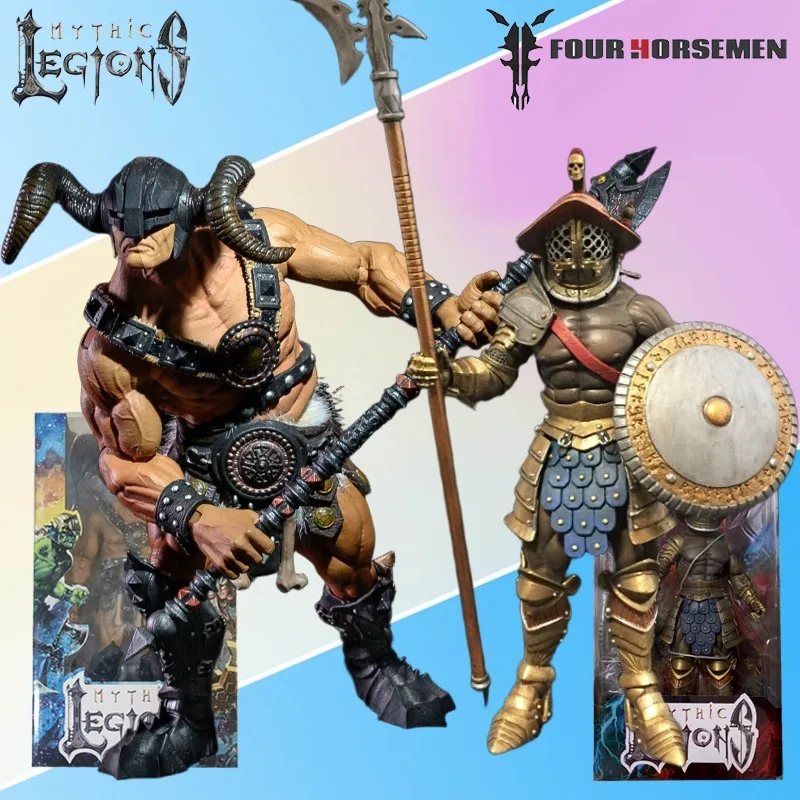 

Four Horsemen Studios Genuine Mythic Legions Series House of The Noble Bear，Calavius，Bolthor The Tower Movable Model