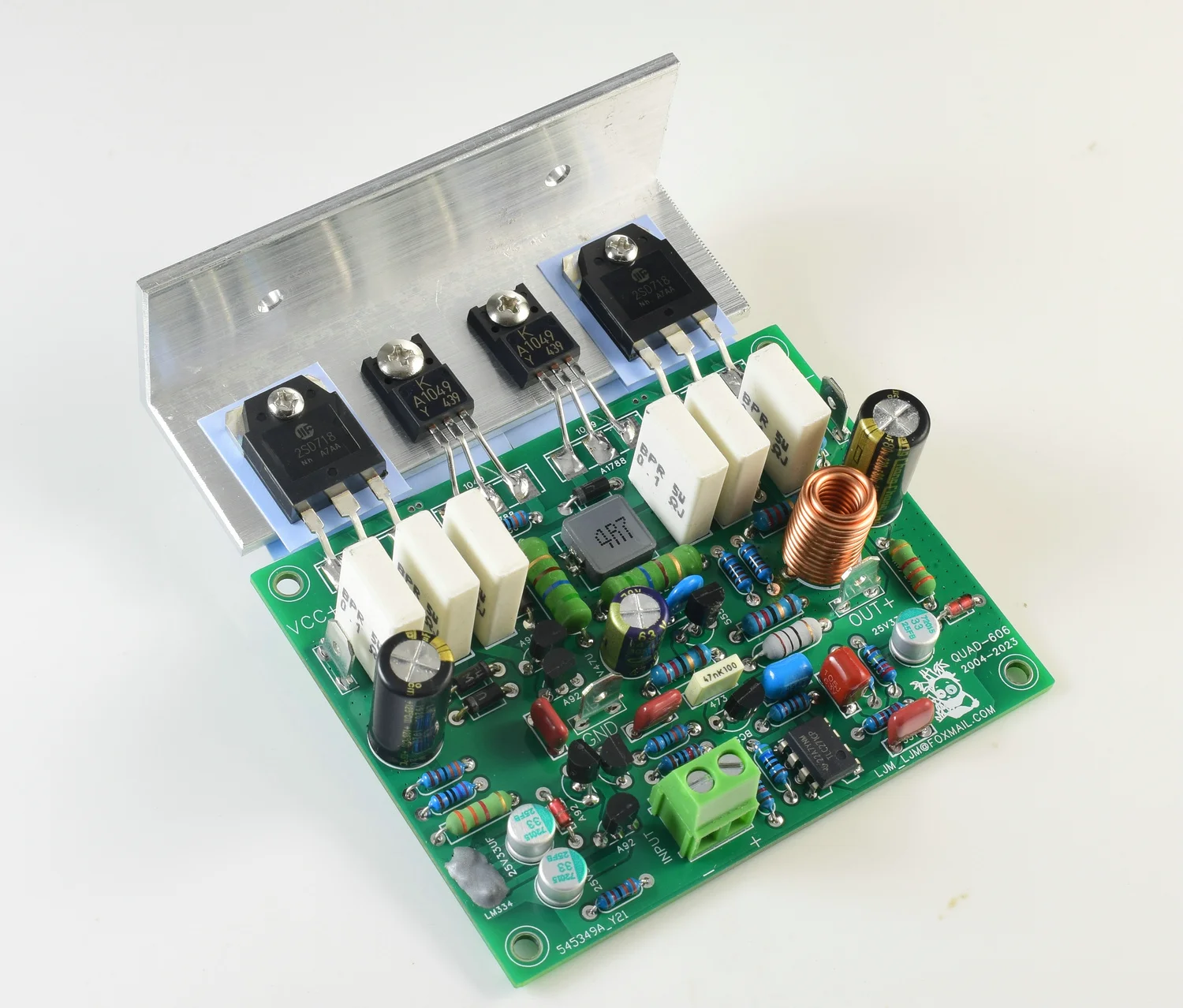 

Imitation of the British classic amplifier QUAD606 Guodu 606 mono, 6 power tubes per board