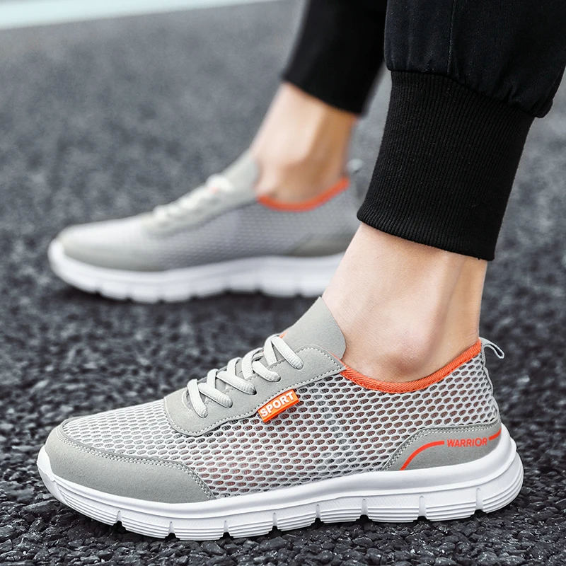 Men Sneakers Summer Mesh Running Shoes Lightweight and Breathable Sneakers Runnin Walking Sports For Men Gym