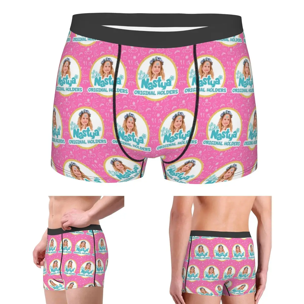 

Boxer Underpants Shorts Lovely Like Nastya Panties Male Ventilate Underwear for Homme Man Boyfriend Gift