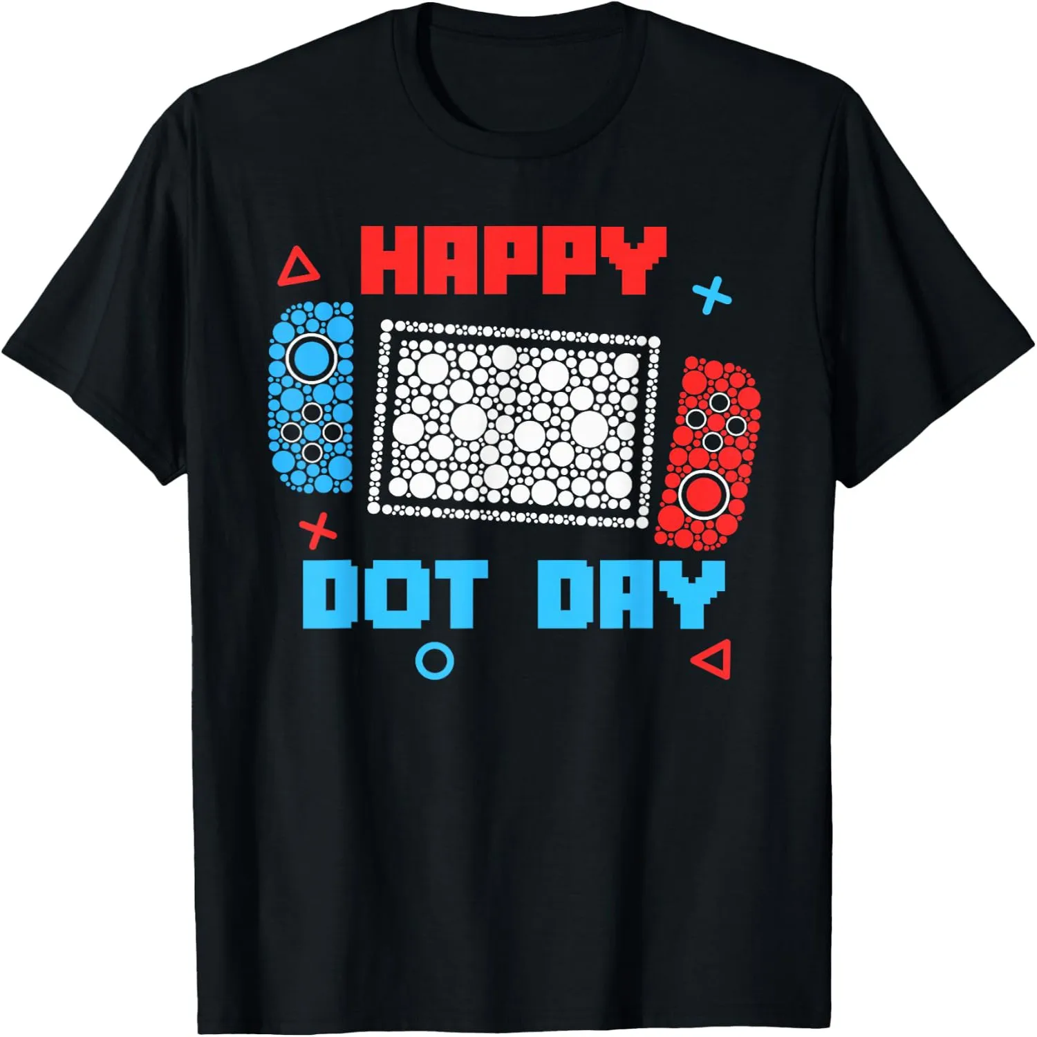 Happy Dot Day Gamer Controller Polka Dot Boys Kids Men T-Shirt graphic tee, men’s, women’s, halloween shirt,