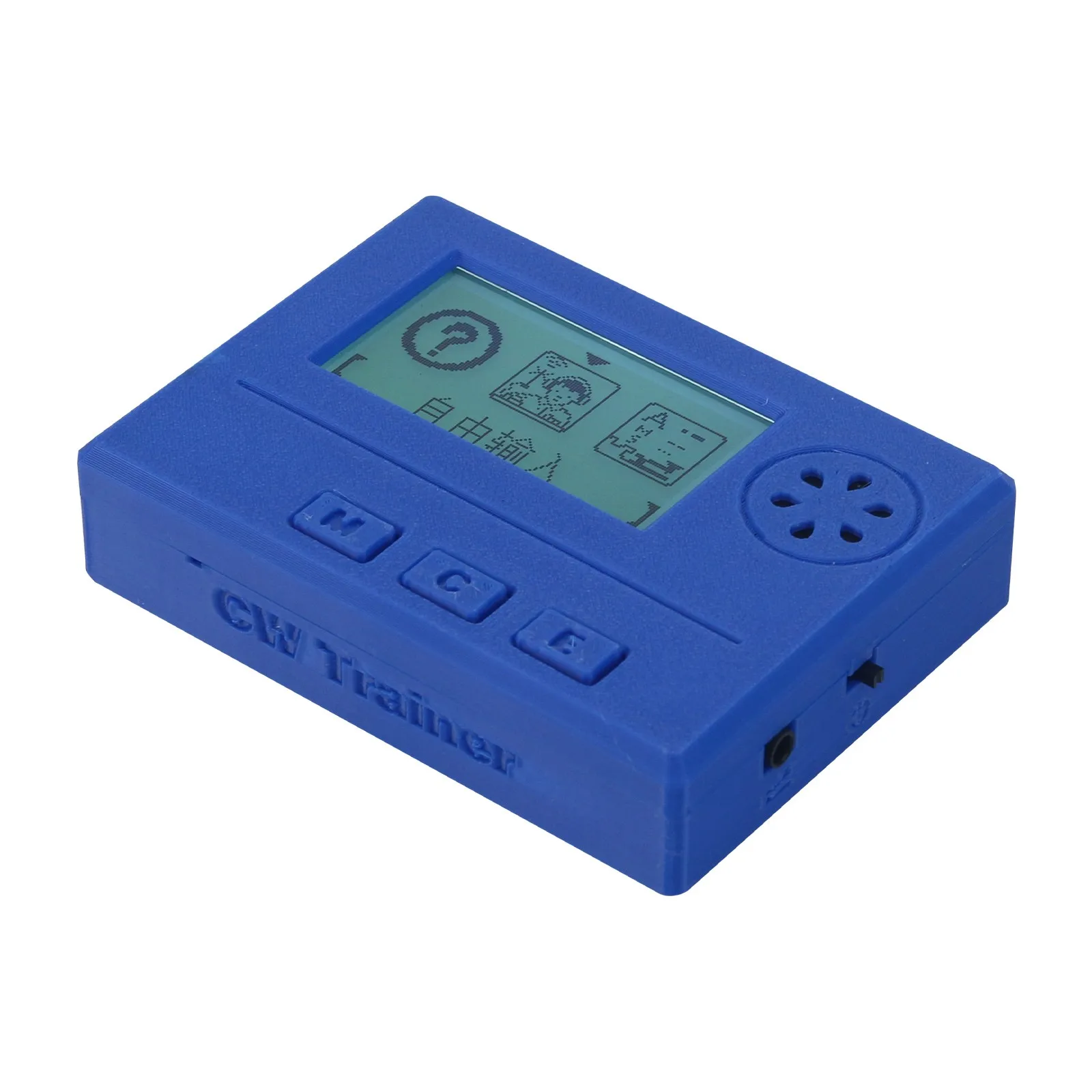 Portable 3D-Printed Morse Code Trainer Automatic CW Key 2x3.5mm Port with 2.3-inch LCD Screen
