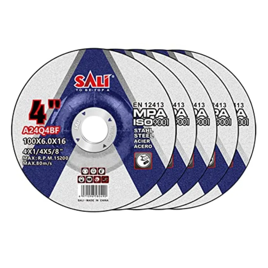 

4 Inch Grinding Wheels for General Purpose Metal and Stainless Steel, Aluminum Oxide Grinding Disc for Angle Grinder, Depressed