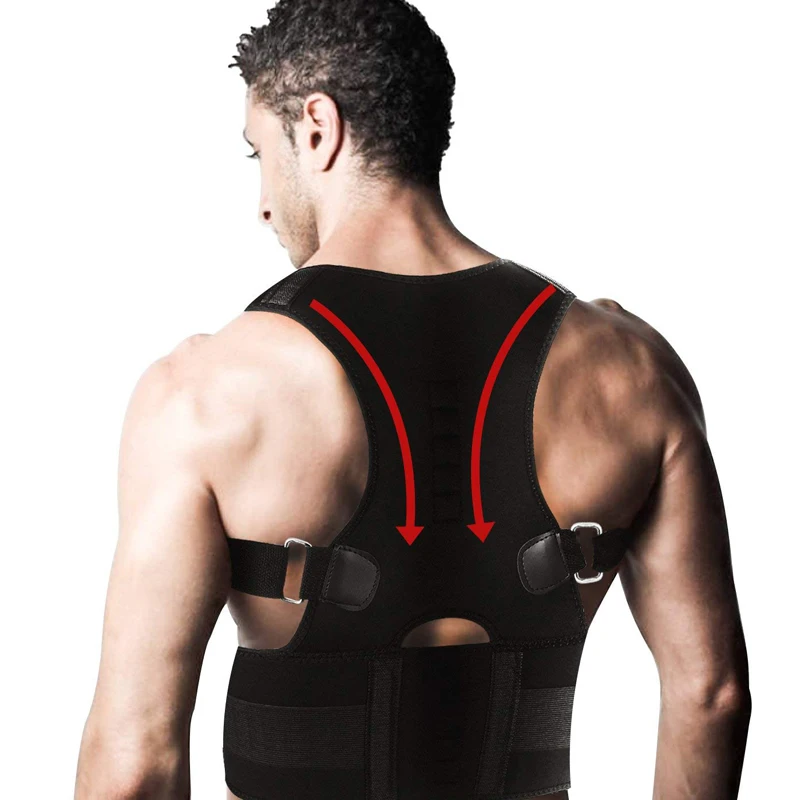 Posture Corrector Magnetic Therapy Brace Shoulder Back Support Belt for Men Women Braces & Supports Belt Shoulder Posture