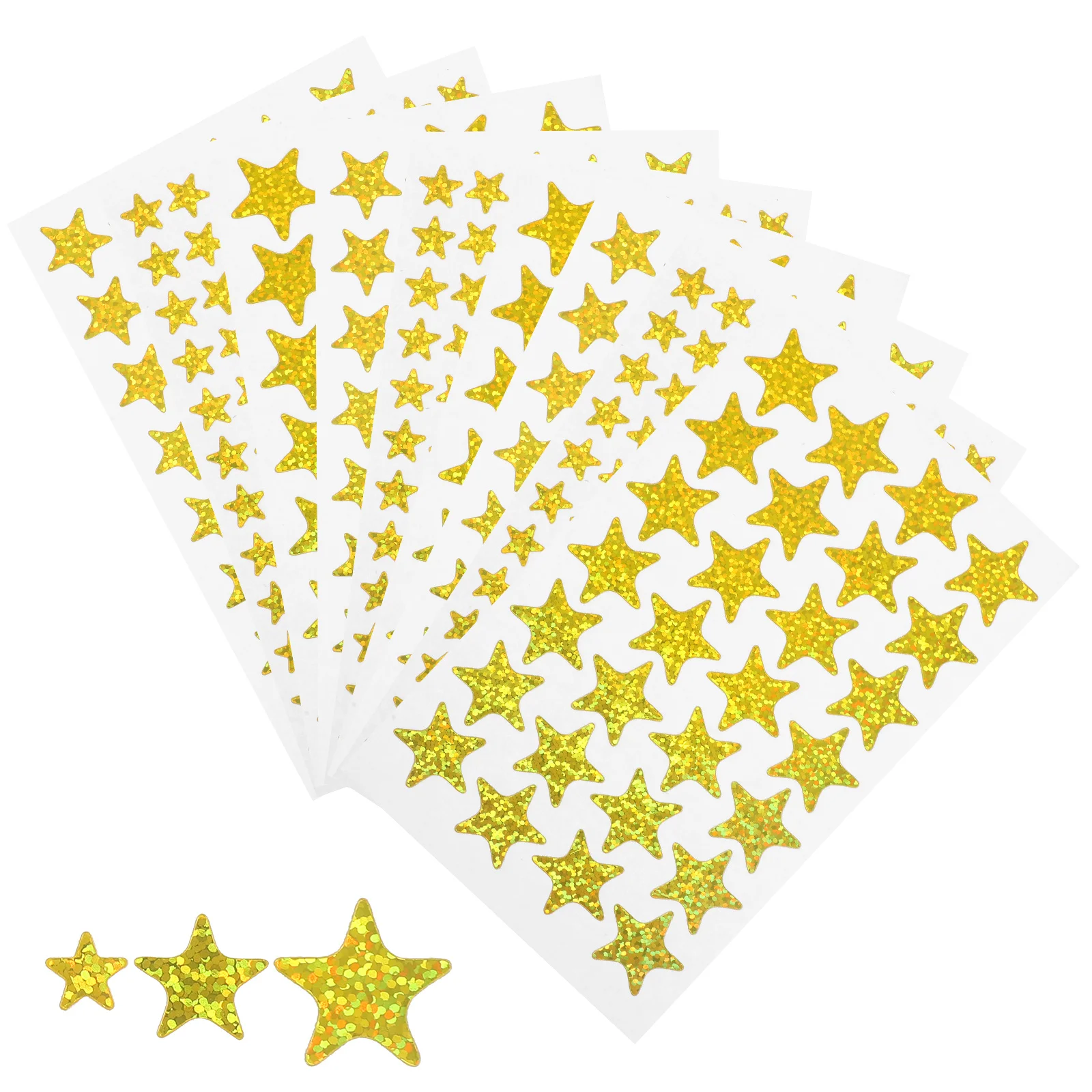30 ورقة من ملصقات المكافآت الذهبية على شكل نجمة خماسية لحفلات الفصول الدراسية والمكتب وملصقات تحفيزية لتزيين الحرف اليدوية