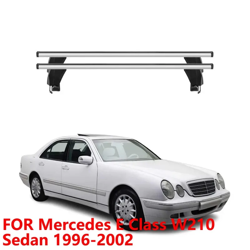 

Верхние поперечины багажника на крышу для Mercedes E Class W210 Sedan 1996-2002 Alu Grey 2шт.