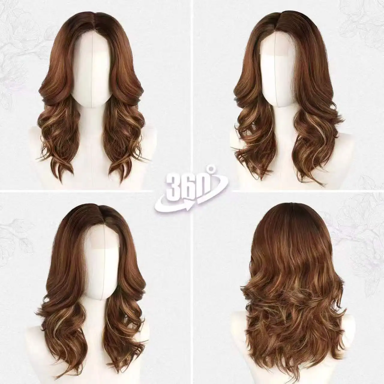 Classic European and American wig, short curly hair, fiber wig, affordable multi color factory direct sales