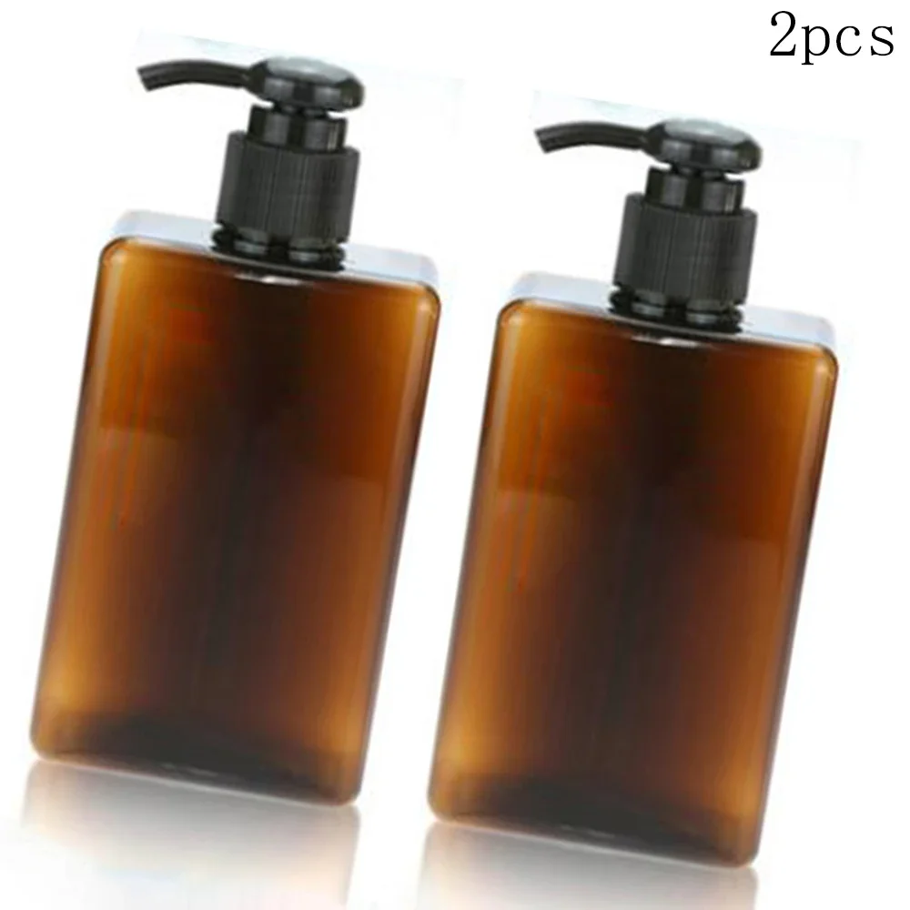 Bouteille à pompe de tous les jours, 2 pièces, carré, portable, distributeur de shampoing, de reconnaissance, 280ml, nouveau