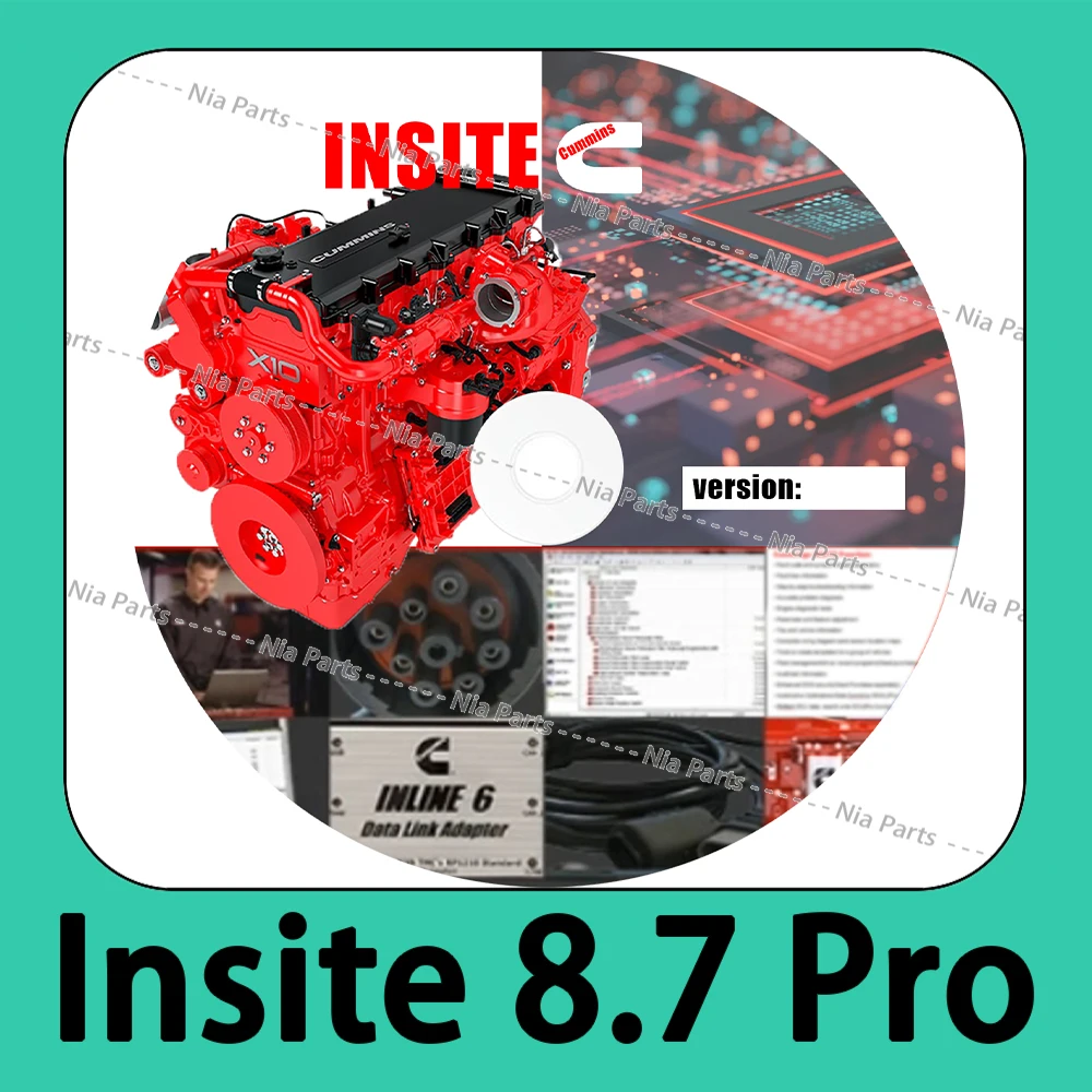 Cummins INLINE 6 Software Insite 8.7 Pro Diagnostic pour voiture Scanning tool Repair box Program Car Repair Code reader Program