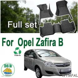 Car Mats For Opel Zafira B A05 2005~2014 7 Seater Car Floor Mat Accesorios Para Auto Tapis De Sol Car Mats Floor Car Accessories