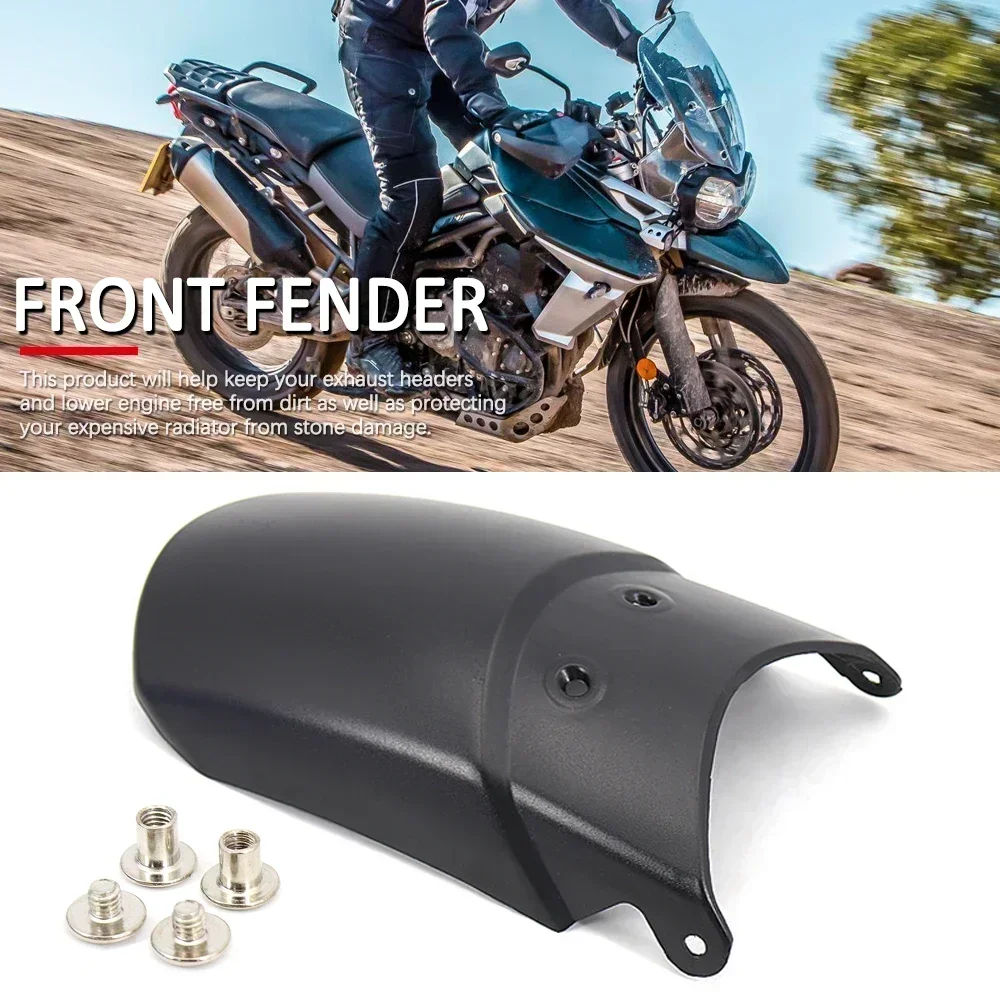 NEW Motorcycle Front Fender Mudguard Rear Extender Extension For Tiger 800 XC ABS 2016 2015 2014 2013 2012 2011