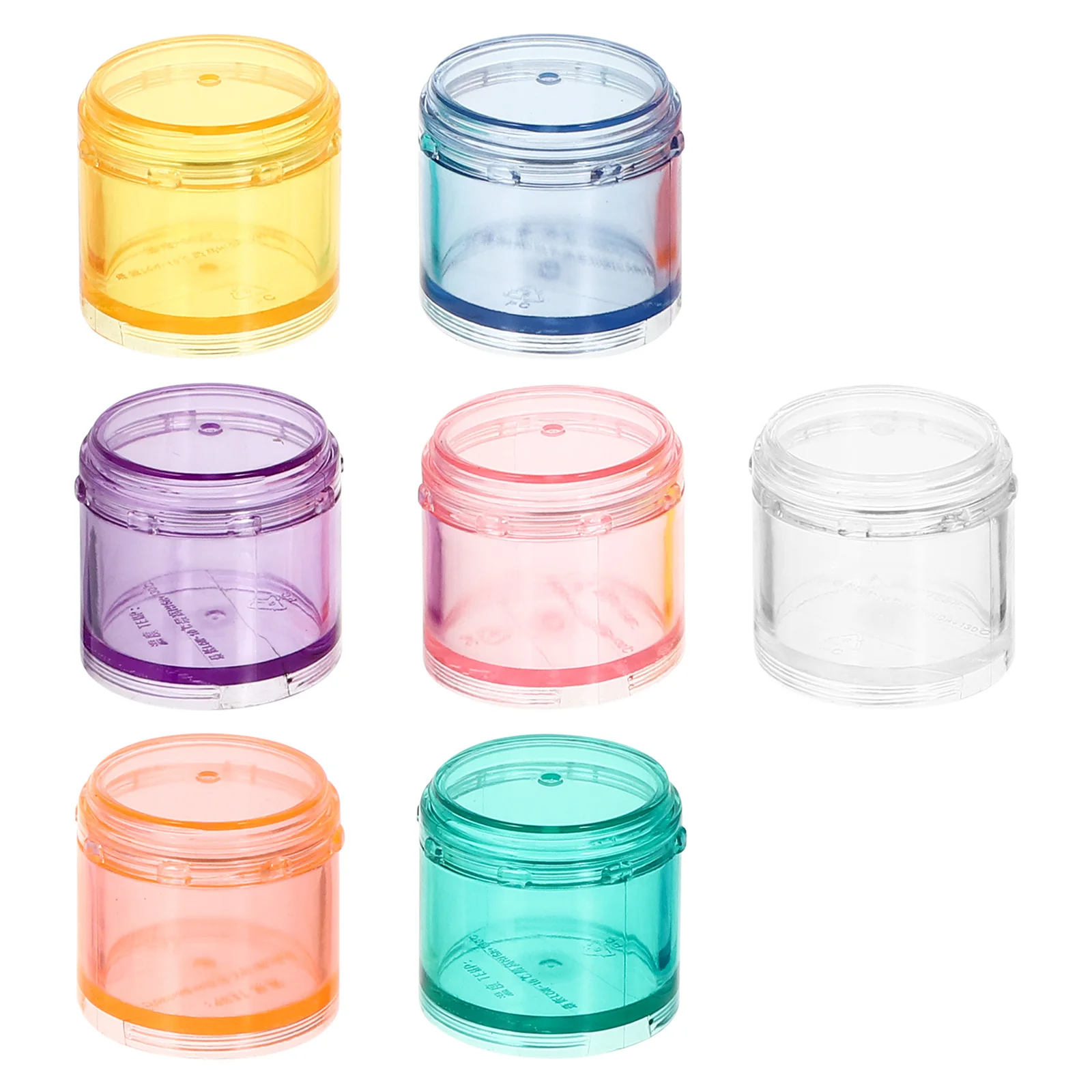 حاوية أدوية قابلة للتكديس مكونة من 7 شبكات، منظم أسبوعي، صندوق حبوب متعدد الأقسام، منظم تخزين محمول قابل للتكديس #5