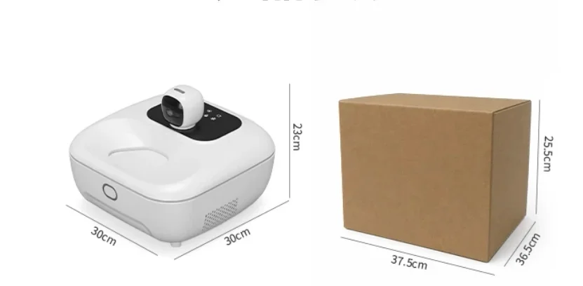 Smart Cat Wet Food Feeder with Active Cooling & Heating, APP Control Pet Feeder with Camera & Voice Interaction for Indoor Cats