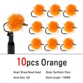 10 piezas de color naranja