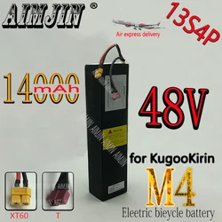 high-capacity Replace Battery Suitable For Kugoo Kirin M4 M4 Pro Electric Scooter Battery13S4P 48V 14000mAh with BMS XT60+T Plug