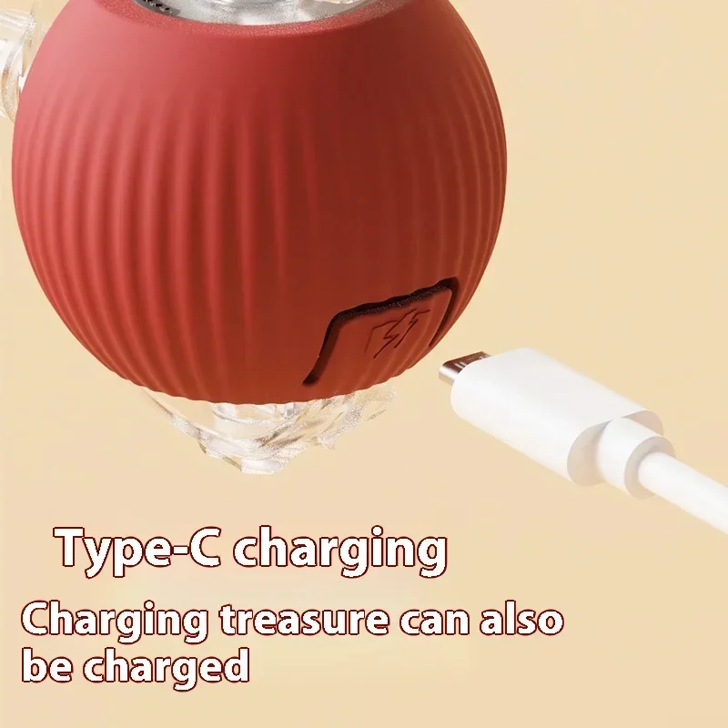 Smart Cat Toys Automatic Rolling Ball Fake Tail Rechargeable Electric Pet Interactive Toy Dog Cat Training Imitate Mouse Tail image 4