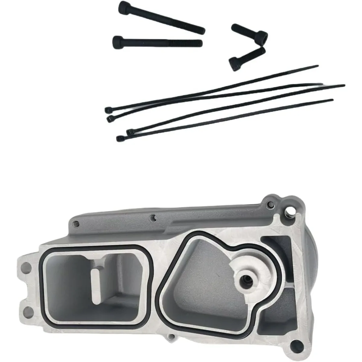 4034290 P-2837209 Actuador de turbocompresor 24V V1 VGT compatible con motor Cummins ISX QSX Holset HE400vg (24V con orificios de agua de refrigeración)