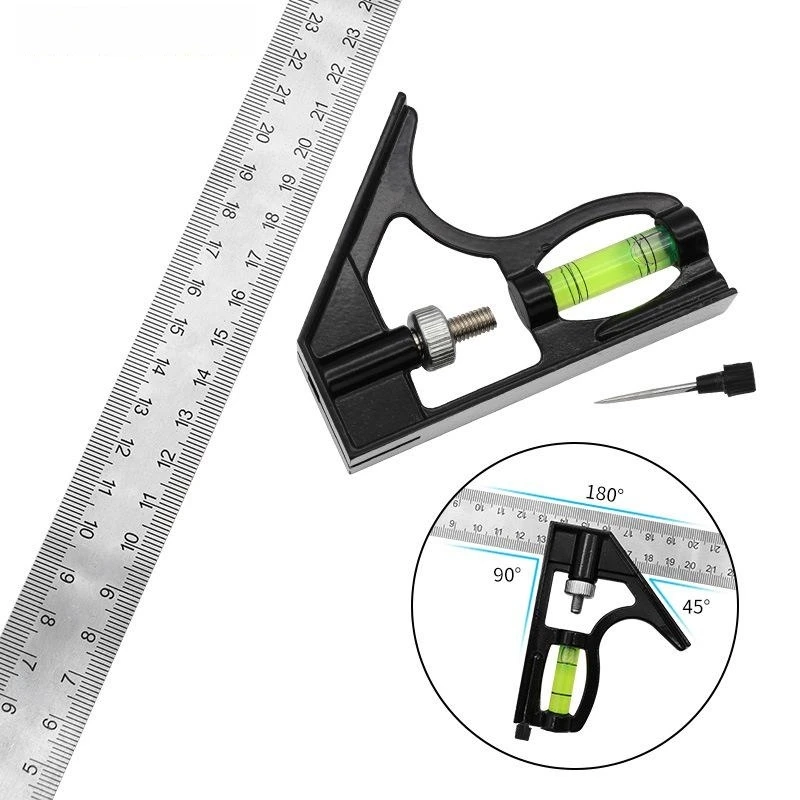 Square Ruler Set Kit 300mm (12