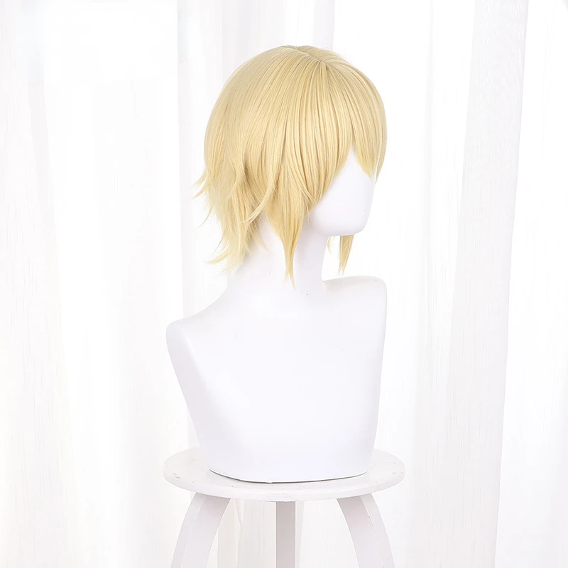 Genshin Auswirkungen Dainsleif Cosplay Perücke Blond Perücke Cosplay Anime Cosplay Perücken Hitze Beständig Synthetische Perücken Halloween