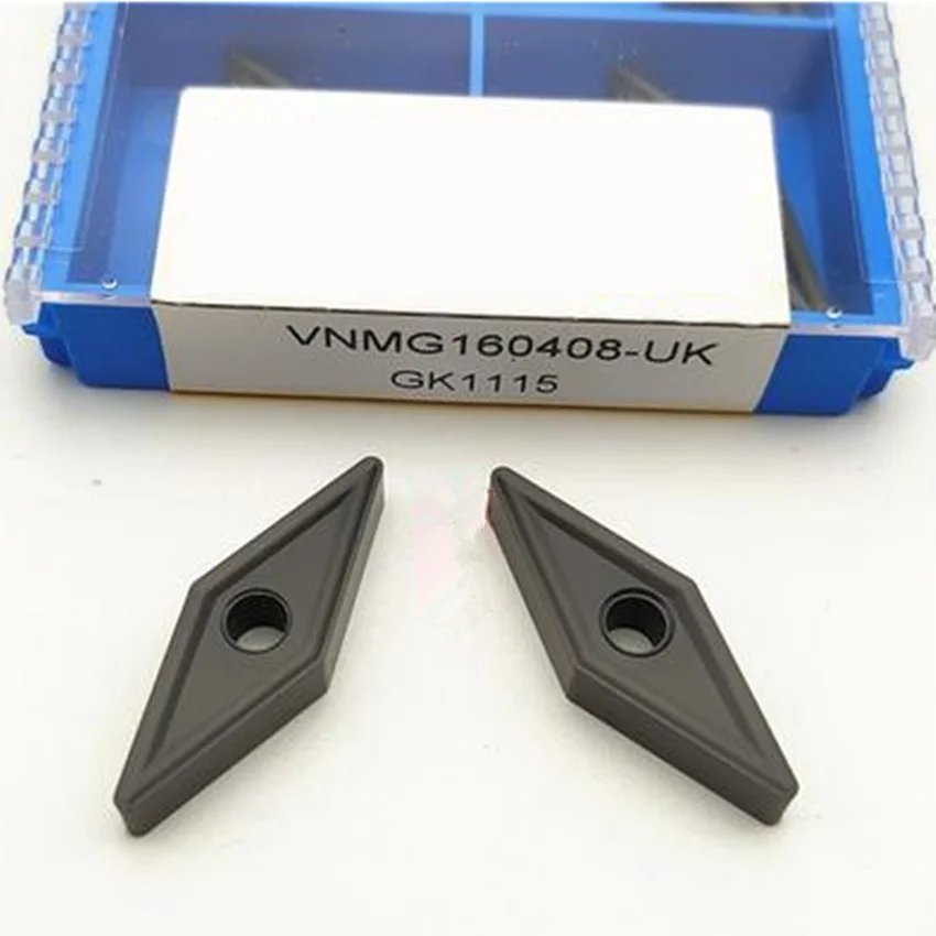 

VNMG160404-UK GK1115/VNMG160408-UK GK1115/VNMG160412-UK GK1115 VNMG331 VNMG332 VNMG333 CNC carbide inserts 10pcs/box