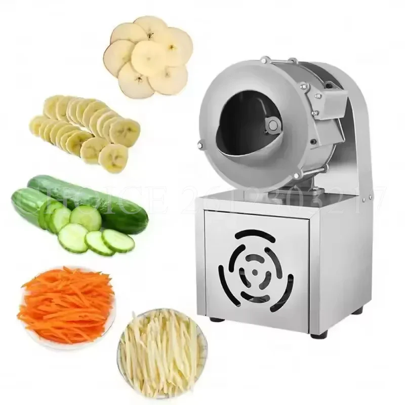 Commercial Vegetable Cutter Machine Kitchen Electric Multifunctional Slicer Food Processor Slicing Onion Carrots Potato Grater