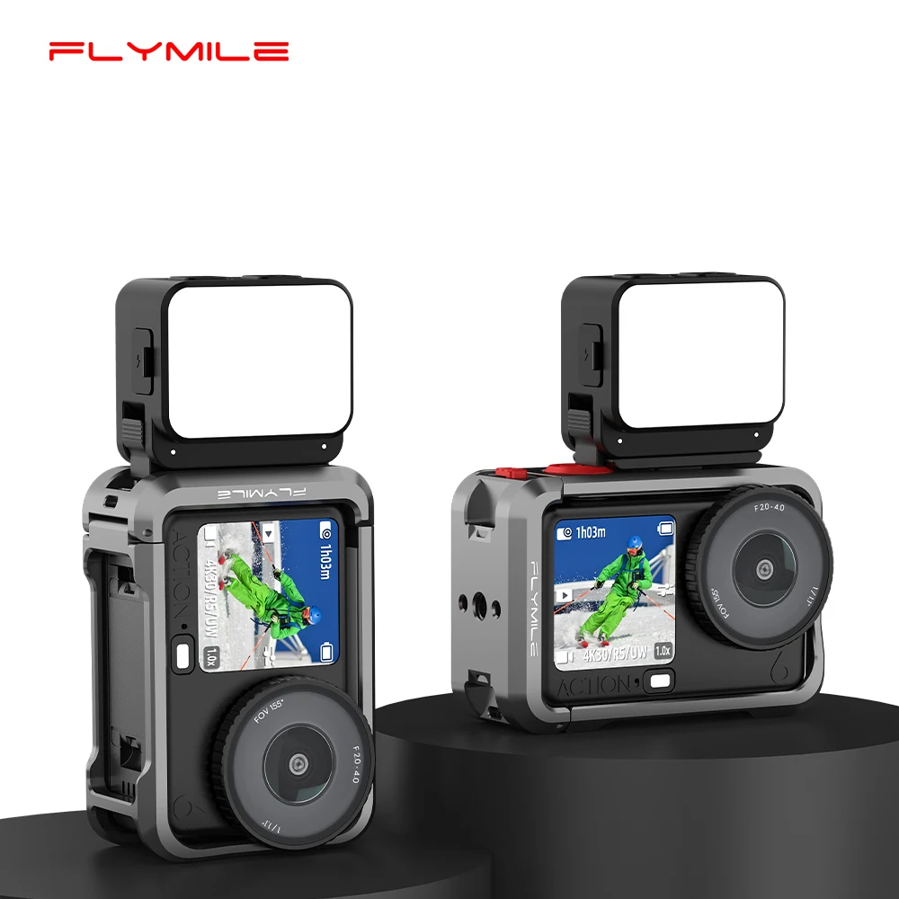 

Flymile Action 6 Magnetic Fill Light for DJI OSMO Action 6 Accessories 3000K/4440K/8700K Mini Adjustable Video Light 600MAh