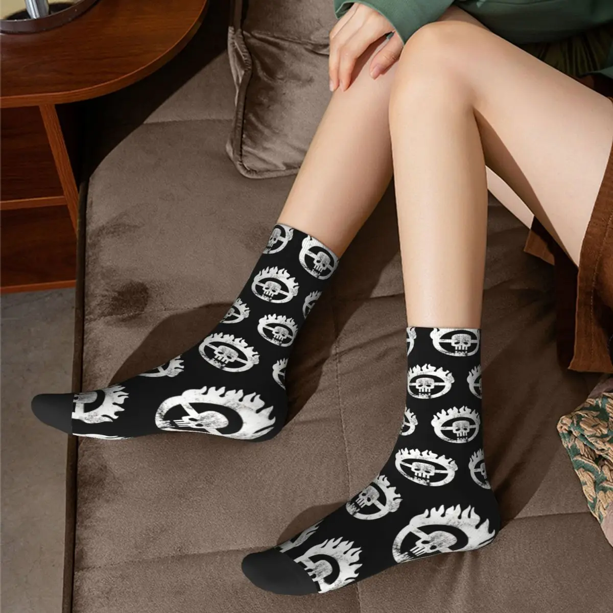 Meias de poliéster Harajuku para homens e mulheres, Mad Max Sock, novo, primavera, verão, outono, inverno